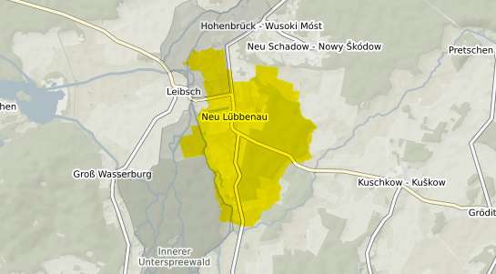 Immobilienpreisekarte Unterspreewald Neu L&uuml;bbenau